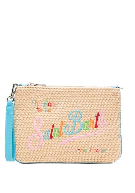 Pochette con tracolla SAINT BARTH | PAR0021 PARISIENNE STRAW02737L 11 MULTIC EMB